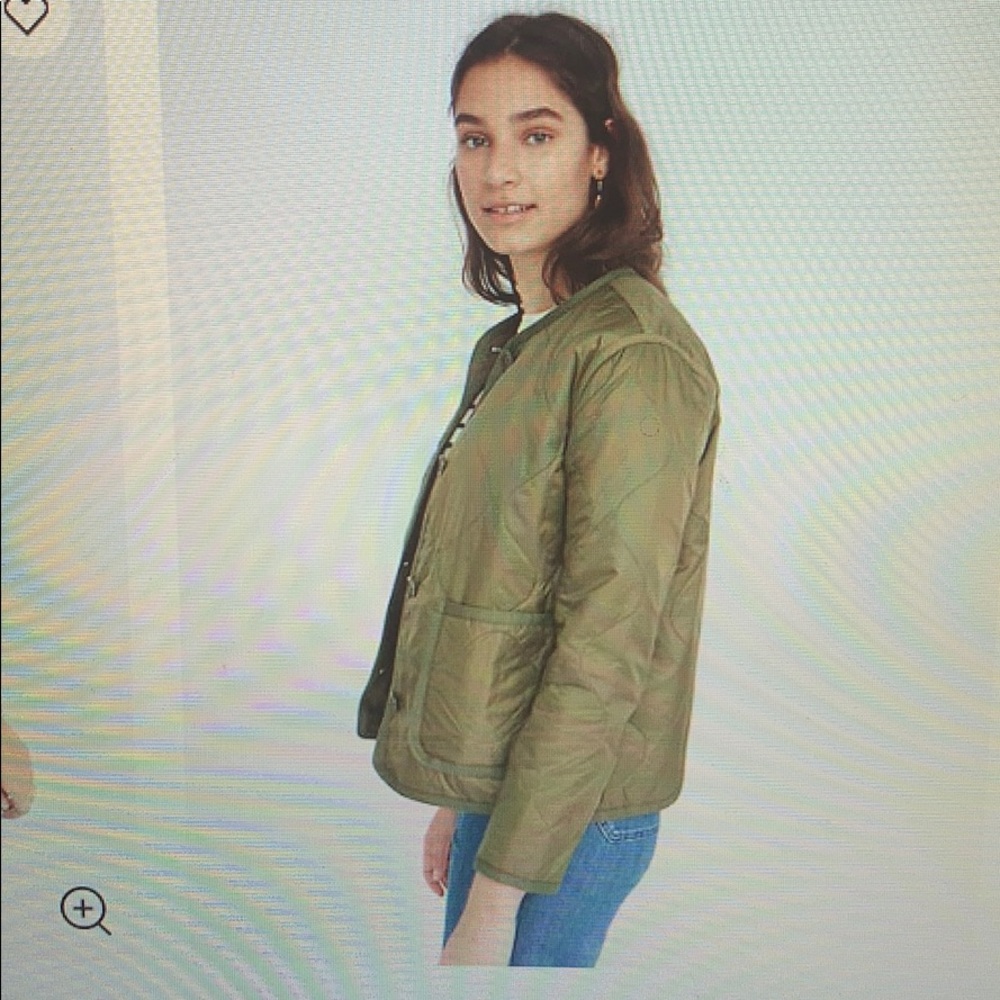 Madewell quilted liner jacket